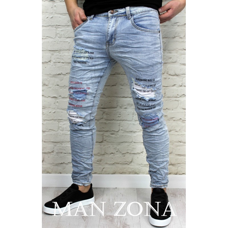 Дънки Inscription