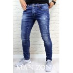 Дънки White Blue Slim