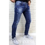 Дънки White Blue Slim