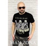 Тениска с камъни SKULL