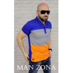 Тениска цветно райе