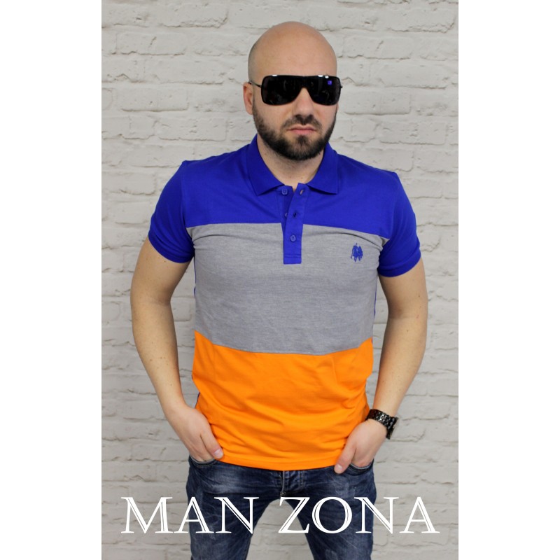 Тениска цветно райе