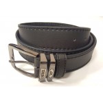 Колан Тока черен  естествена кожа